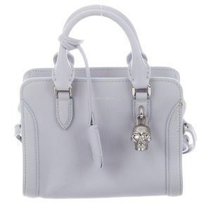 ALEXANDER MCQUEEN MINI SKULL PADLOCK SATCHEL